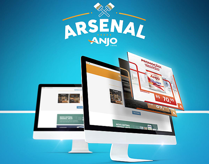 Anjo lança Sistema Arsenal: um site com conteúdos exclusivo para clientes