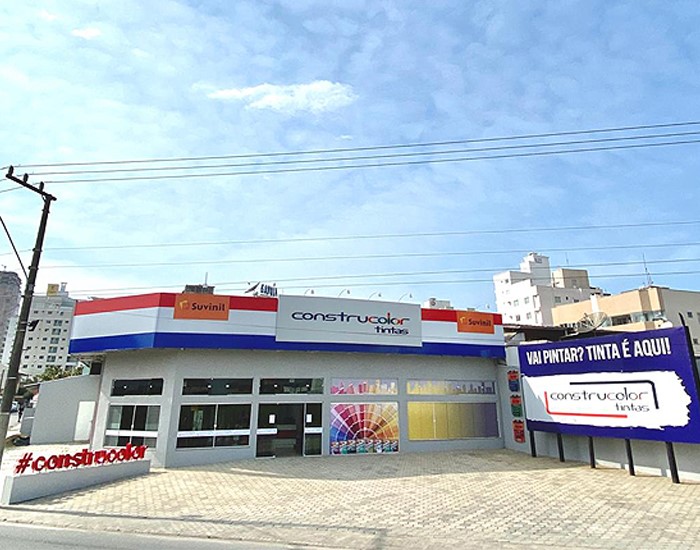 Em expansão, Construcolor inaugura loja, em Itapema, no litoral catarinense