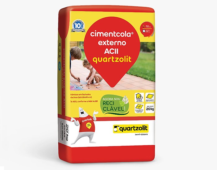 Quartzolit lança embalagem de argamassa de papel totalmente reciclável