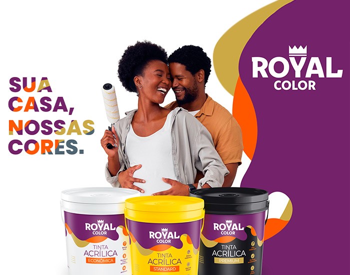 Telhanorte Tumelero lança Royal Color, sua marca própria de tintas e complementos