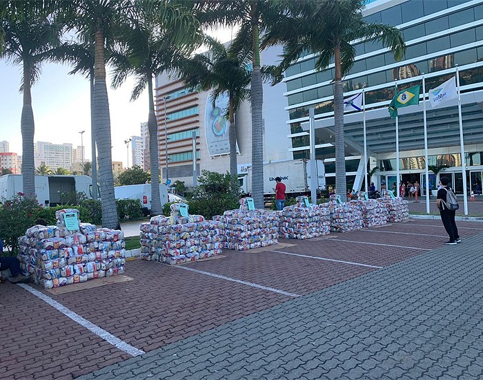 Instituto Aço Cearense apoia campanha Anjos de Natal e recebe 200 cestas básicas  