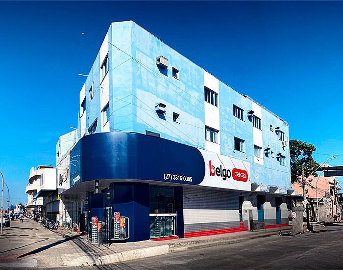 Belgo Cercas apresenta nova marca e atualiza fachada da loja em Vila Velha