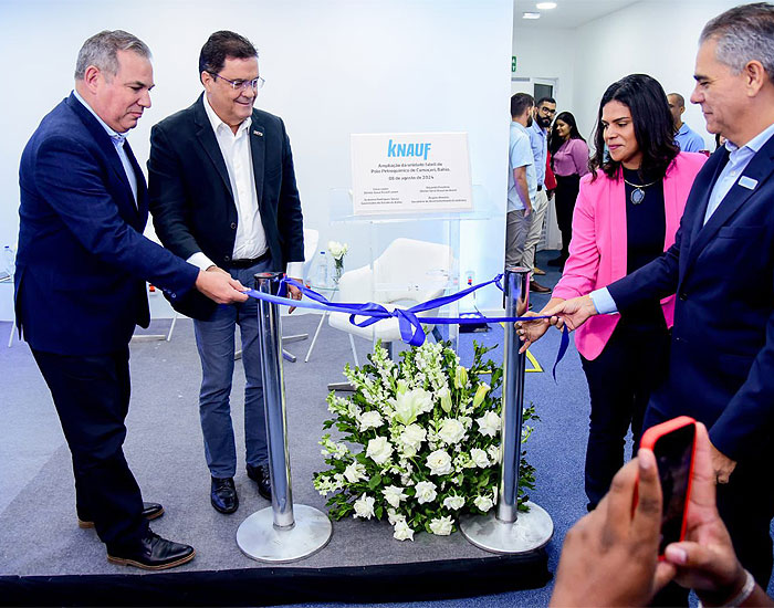 Knauf do Brasil anuncia investimento de R$ 400 milhões em Camaçari