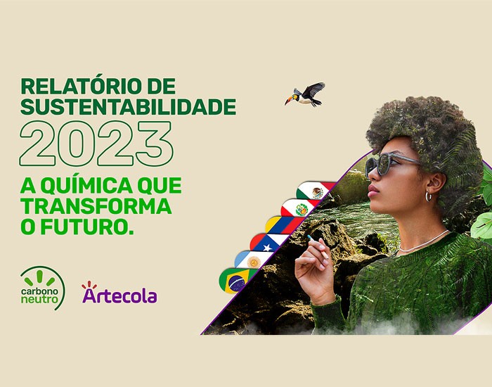 Artecola lança seu Relatório de Sustentabilidade 2023 e destaca práticas ESG