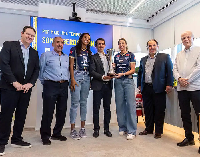 Gerdau renova patrocínio com a equipe feminina de vôlei do Minas Tênis Clube