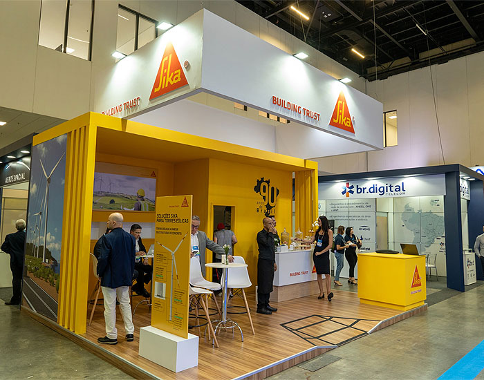 Sika Brasil conquista selo do programa Better Stands em evento de energia eólica