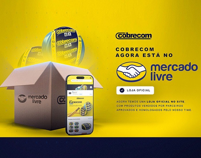 Cobrecom chega ao Mercado Livre e alerta para a segurança dos produtos