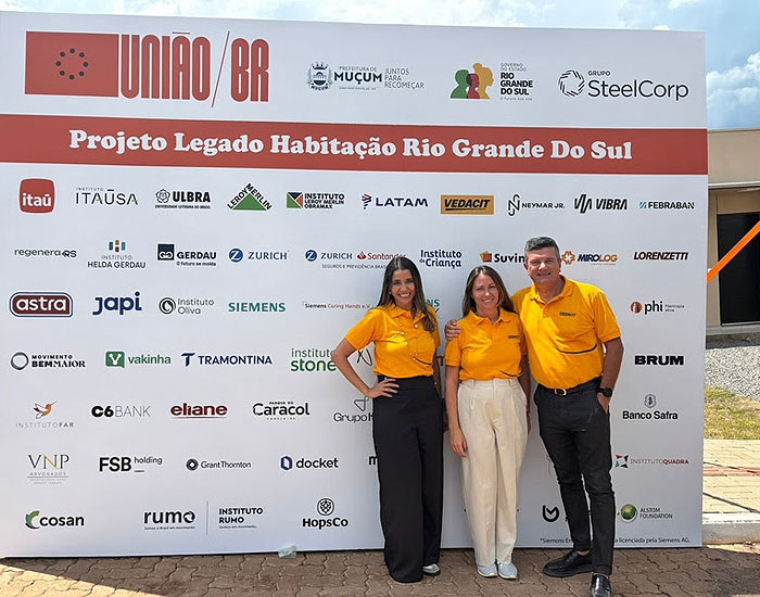 Vedacit participa de entrega de casas aos desabrigados pelas enchentes no RS  