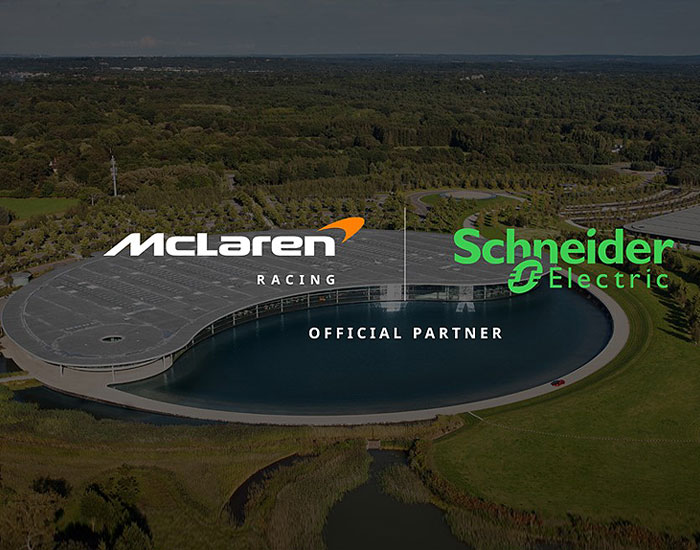Schneider Electric se torna a parceira de Tecnologia de Energia da McLaren Racing 