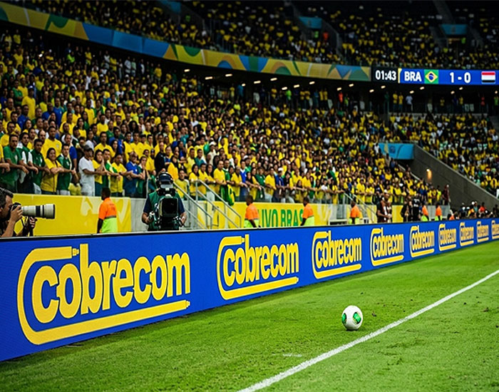 Cobrecom marcou presença nos jogos amistosos da Seleção Brasileira de futebol 